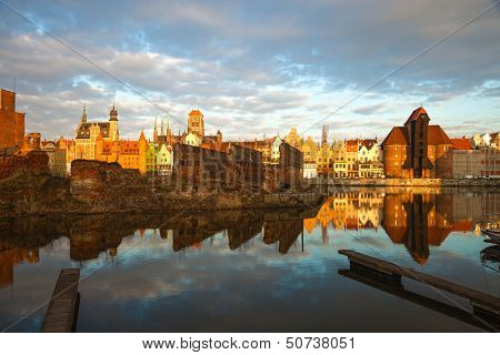 Gdansk In The Morning Light