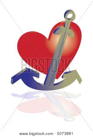 Corazón y ancla