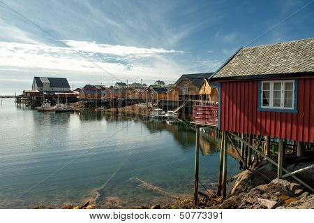 Tind - idyllic fishing village at Lofoten