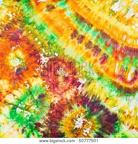 Abstract Pattern Of Cold Painted Batik
