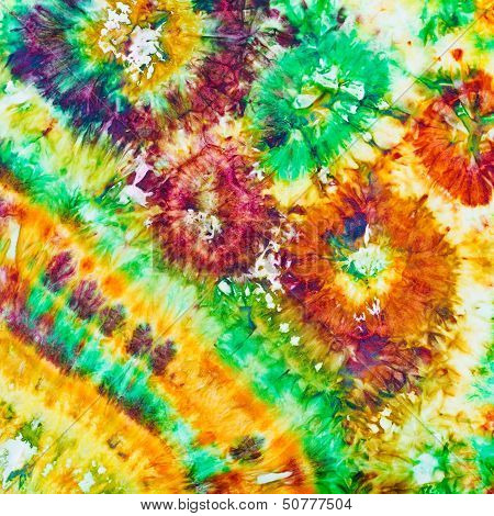 Abstract Pattern Of Cold Painted Batik