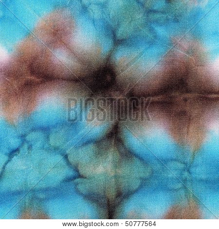 Abstract Pattern Of Cold Painted Batik