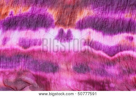 Abstract Pattern Of Cold Painted Batik