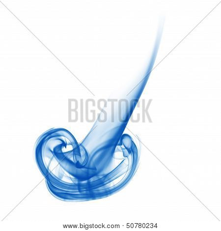 Imaginative Smoke Shape On White