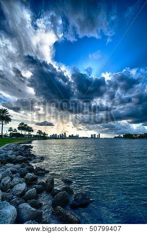 Clouds Over The Ocean