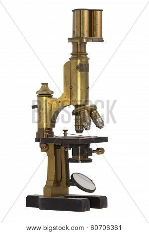 Old Vintage German Microscope