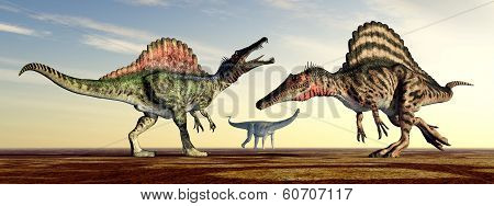 Spinosaurus and Puertasaurus