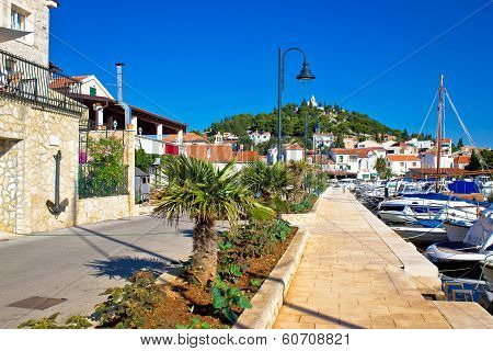 Scenic Meditarranean Village Of Tribunj