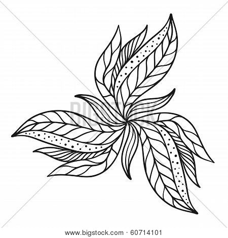 Vector flourish background