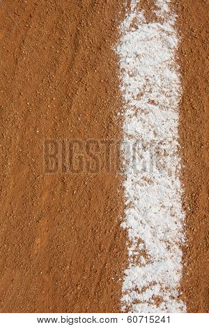 Baseball Infield Chalk Line with room for copy and for Sports Background