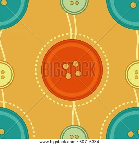 Sew seamless pattern