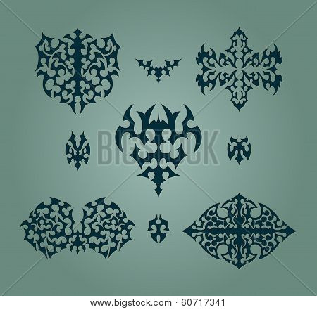 Abstract Design Elements Set