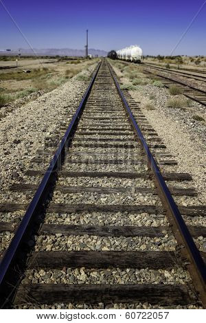 Tracks into the distance
