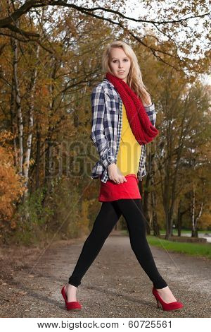 Posing On Pumps