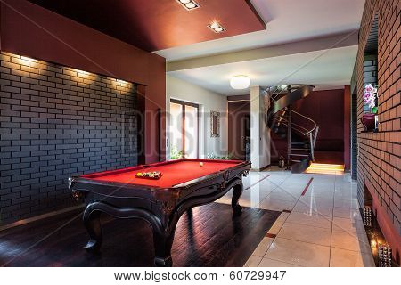 Billard In Private Interior