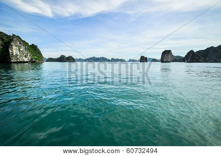 Picturesque Sea Landscape. Ha Long Bay, Vietnam