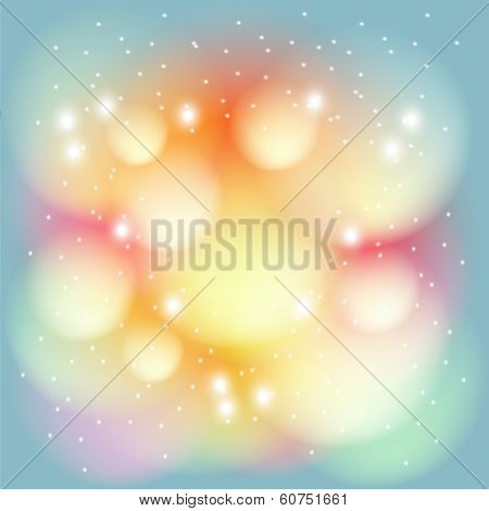 vector blurry background with bokeh
