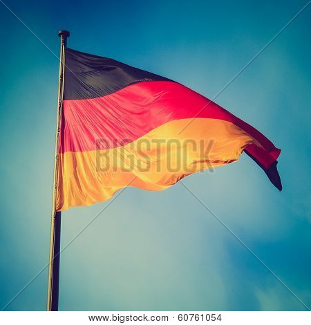 Retro Look German Flag