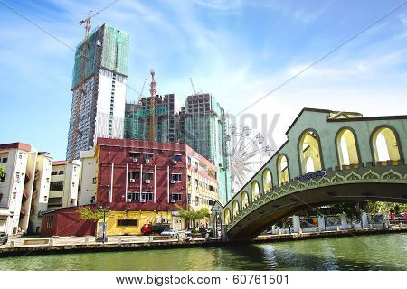 Jambatan Old Bus Station. Melaka Malaysia