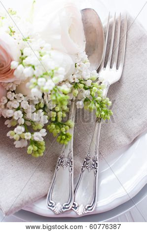 Wedding Elegant Dining Table Setting