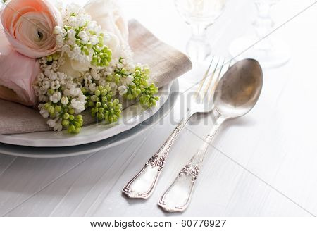 Wedding Elegant Dining Table Setting