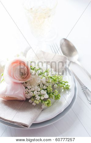 Wedding Elegant Dining Table Setting