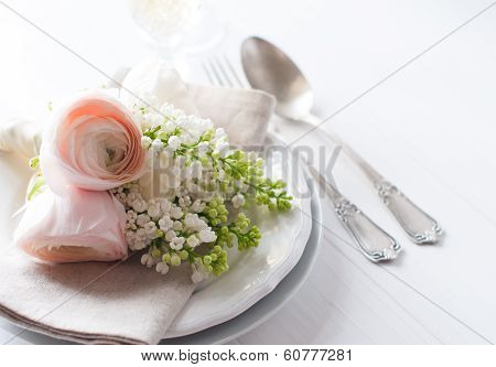 Wedding Elegant Dining Table Setting