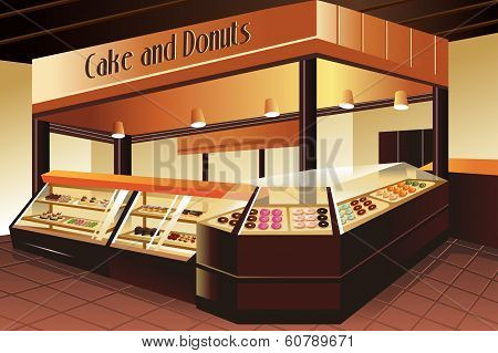 Grocery Store: Cake And Donuts Section