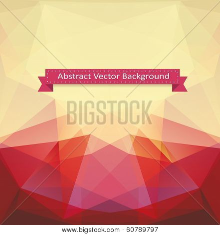abstract vector geometric triangular background