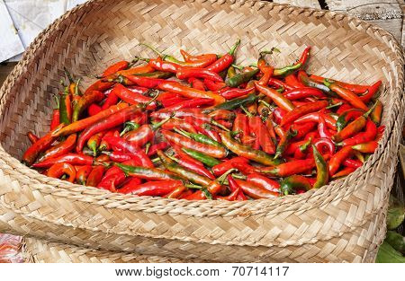 Basket Of Chillies