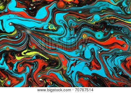 Marbled Paper Technique