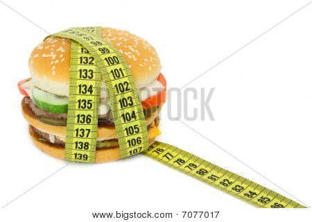 Stor sandwich med målebånd