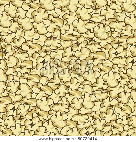 Popcorn seamless pattern