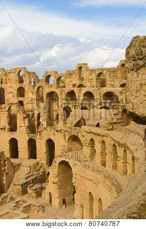 Roman colosseum at El Djem