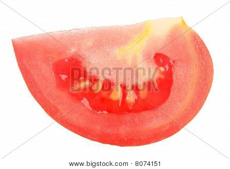 Jeden kříž červené rajče