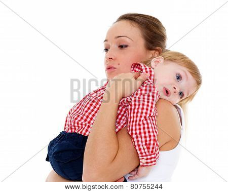 Mother With Small Baby.
