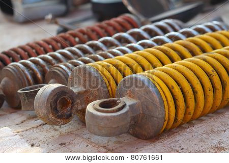 Shock Absorber Car Background Texture