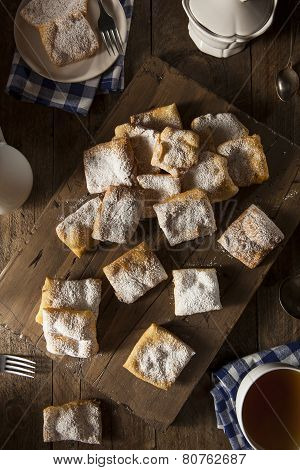 Homemade Powder Sugar Beignets