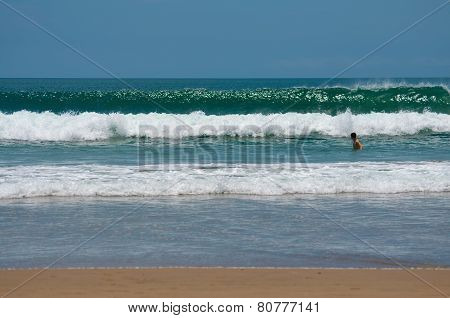 Wave Indian ocean