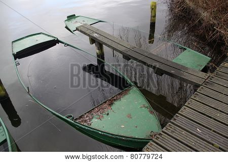 Boats Sinking In The Pont
