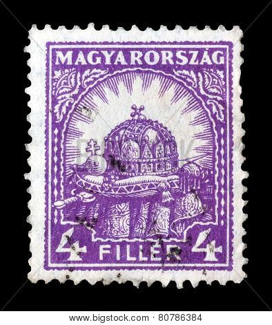 Hungary 1926 Crown of St Stephens