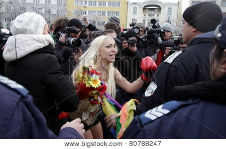 Bulgaria Femen Protest