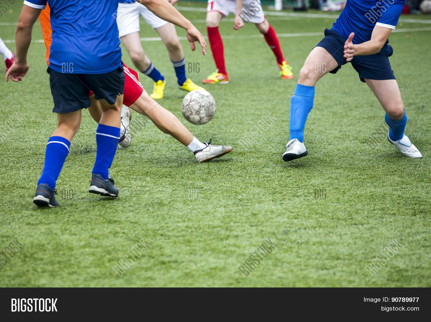 Legs Football Players Action Image & Photo Bigstock