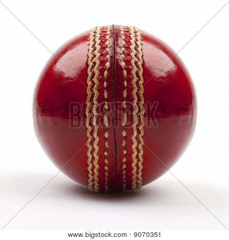 Красный крикет мяч