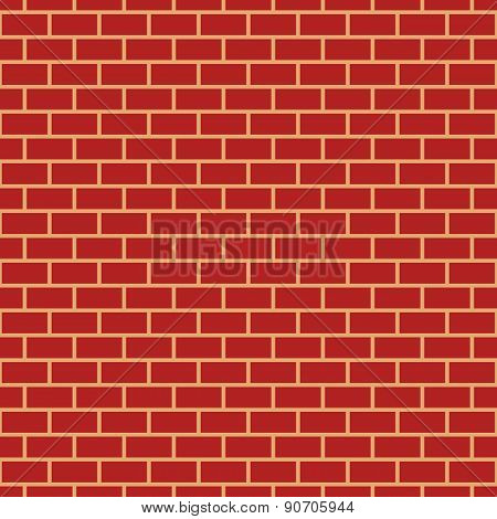 Red Brick Wall Background