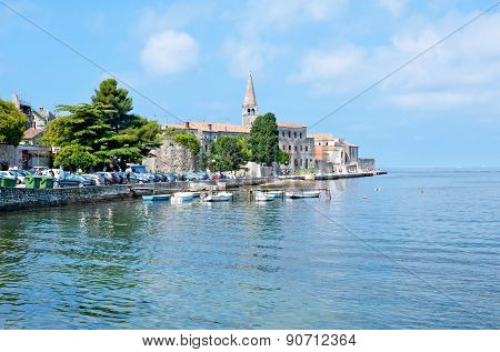 Fortress Of Porec In Historic Center