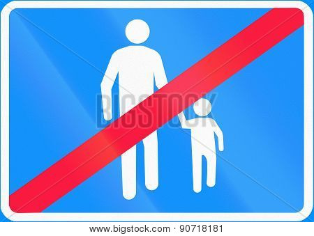 End Of Pedestrian Zone In Finland