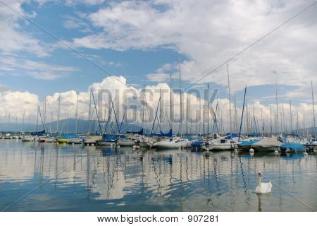 เรือยอชท์ เมฆ และสวอนเป็น