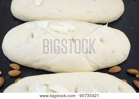 Bread In A Pan Ready For Baking
