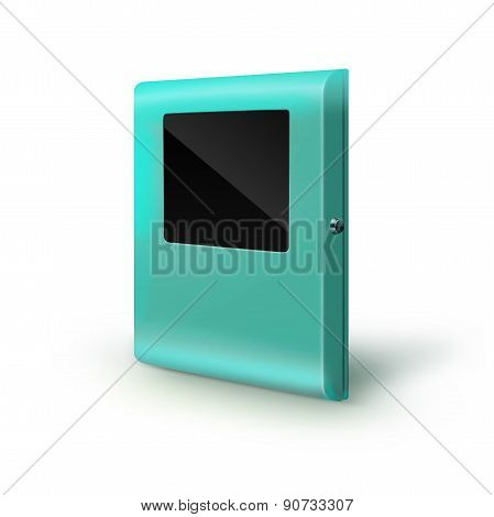 Interactive Information Kiosk Terminal Stand